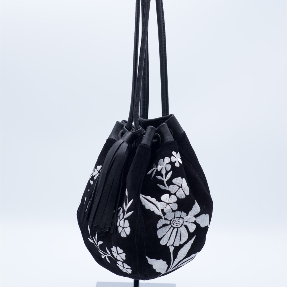 Suede handbag - Picture 2 of 7